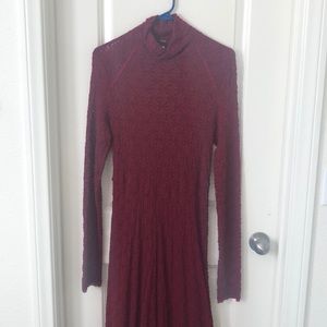 ❤️Free People Maroon Lace Floor Maxi❤️